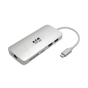 TRIPP LITE Docking Station USB-C - HDMI / Thunderbolt 3 / USB-A Hub / PD Charging / SD Micro SD / GbE - 60w Power delivery