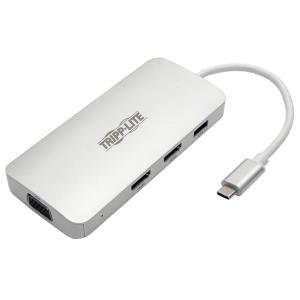 TRIPP LITE Docking Station USB-C - 2x HDMI + VGA / Thunderbolt 3 / USB-A / PD Charging - 60w Power delivery