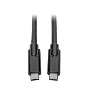 TRIPP LITE USB Type-C to Type-C Cable, M/M, 3.1, Gen 1, 5 Gbps, 3m - Thunderbolt 3 Compatible, 3A Rating