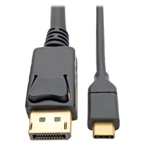 TRIPP LITE USB-C to DisplayPort Cable, 4K @ 60Hz, Thunderbolt 3 - 6ft 1.8m