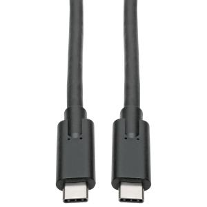 TRIPP LITE USB-C to USB-C Cable (M/M) - 3.1, 5 Gbps, 5A Rating, Thunderbolt 3 Compatible, 1.8m 6ft