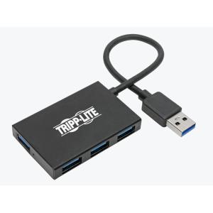 TRIPP LITE USB 3.0 SuperSpeed Slim Hub, 5 Gbps - 4 USB-A Ports, Portable, Aluminum