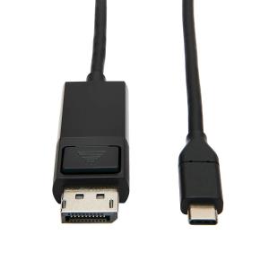 TRIPP LITE USB-C to DisplayPort Adapter Cable (M/M) - 3.1, Gen 1, Locking Connector, 4K @ 60 Hz, 4:4:4, Black- 91cm