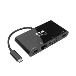 TRIPP LITE Docking Station USB-C - HDMI / USB 3.0 / RJ45 / USB C / DB15 - Power delivery