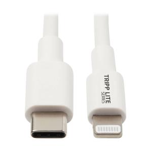TRIPP LITE USB-C Sync / Charge Cable with Lightning Connector - M/M, USB 2.0, White, 3 ft 0.9m