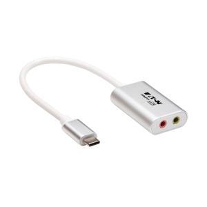 USB-C TYPE-C TO 3.5 MM STEREO AUDIO ADAPTER - USB 2.0SILVER