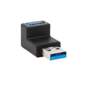 TRIPP LITE USB 3.0 SuperSpeed Adapter - USB-A to USB-A, M/F, Up Angle, Black