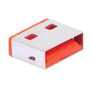 USB-A PORT BLOCKERS RED/10 PACK