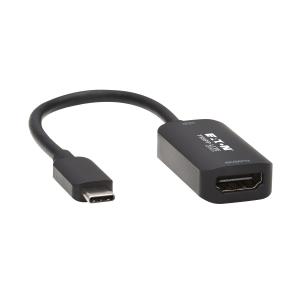 TRIPP LITE USB-C to HDMI Adapter Cable (M/F), 4K @ 60 Hz, HDR, Thunderbolt 3, Black 15.2cm