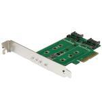 M.2 SSD (ngff) Adapter Card 3-port - 1 X Pci-e (nvme) M.2, 2 X SATA III M.2 - Pci-e 3.0