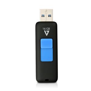 16GB Flash Drive USB 3.0 Black Retractable Connector