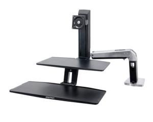 Workfit-a With Suspended Keyboard Sit-stand Workstation Ld Light Duty For Standard-size Monitors