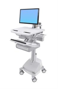 Styleview Cart With LCD Arm SLA Powered 2 Drawers (2 Medium Drawers X 1 Row) Uk/ie