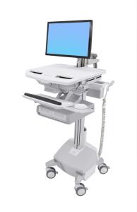 Styleview Cart With LCD Arm LiFe Powered 2 Drawers (2 Medium Drawers X 1 Row) Uk/ie/sa