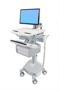 Styleview Cart With LCD Arm LiFe Powered 1 Tall Drawer (1 Large Tall Drawer X 1 Row) Uk/ie/sa