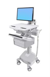 Styleview Cart With LCD Arm LiFe Powered 2 Tall Drawers (2 Medium Tall Drawers X 1 Row) Uk/ie/sa