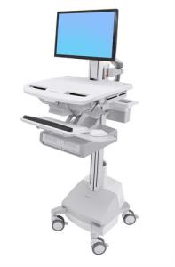 Styleview Cart With LCD Pivot SLA Powered 2 Drawers (2 Medium Drawers X 1 Row) Uk/ie