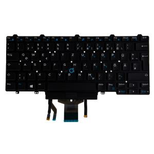 Keyboard Latitude E6220 - Black - 84 Backlit - Qwertzu German