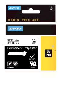 Rhinopro Permanent Poly Labels White 3/8in