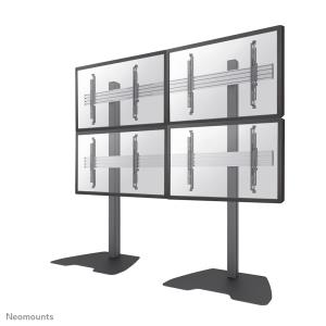Neomounts NMPRO-S22 - Stand - fixed - for 2x2 video wall - black - screen size: 42"-55" - floor-stan