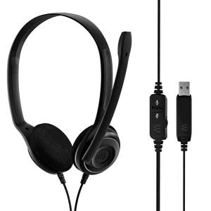 Headset EDU 12 - Stereo - USB - Black