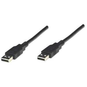 USB2.0 Cable A Type Male To Male Black 2m