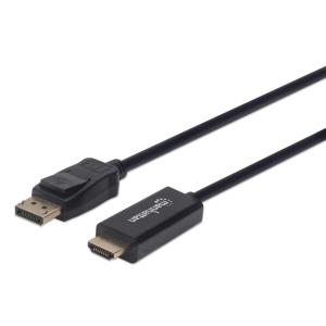 DisplayPort Male To Hdmi Male Cable 1m Black (152662)