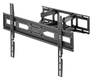 Full-Motion TV Wall Mount with Post-Leveling Adjustment 37-80in