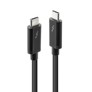 Cable Thunderbolt 3 - USB Type C Male To Male - Black - 1m