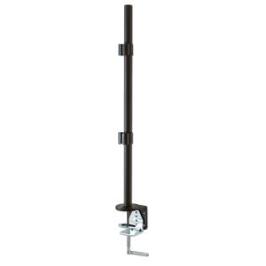 700mm Pole With Desk Clamp Black