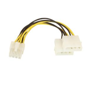 Adapter Cable - 4 Pin Molex  - 8 Pin 12v Power - 0.15m