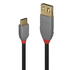Adaptor Cable - USB-c Male  -  USB-a Male - Anthraline - 0.15m