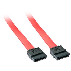 Cable Internal Sata3 - 2 X 7 Pin SATA Female Plug - Red- 0.7m