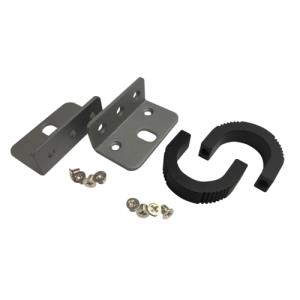 1u Rack Mounting Ears Kit With Screws, One Pair For Left And Right Each, Black