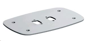 Pff 7060s; Floor Mounting Plate, Silver