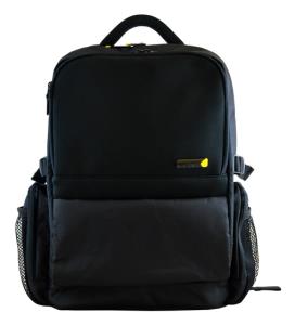 Notebook Rolling Backpack 15.6in Black - Tan3715