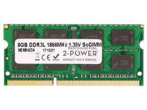 Memory DDR3 8GB SO-DIMM 204-pin 1866MHz / PC3-14900 CL13 1.35V unbuffered non-EC (MEM5403A)