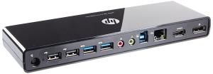 Port Replicator USB 3.0 - Incl Power Cable - UK (ALT108167B)