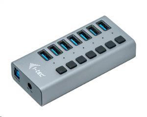 Charging Hub 7 Ports Lan With USB 3.0 Power Adapter 36w Uk