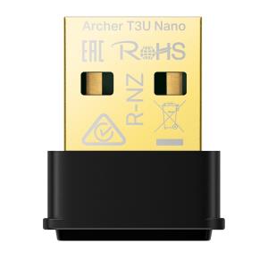 Adapter Archer T3u Nano  Ac1300 Mini Wireless Mu-mimo Black