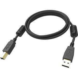 2m Black USB 2.0 Cable