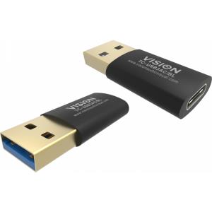 Vision USB-c F To USB-3.0a M Adaptor