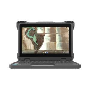Maxcases Extreme Shell-f - Notebook Shield Case - 11" - Grey, Clear - For Lenovo 300e Chromebook Gen