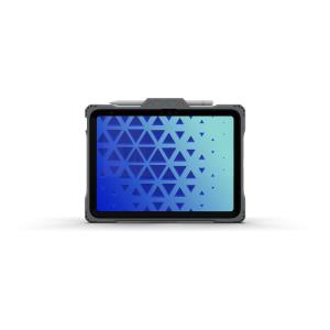 Protective Case - Shield Extreme-x2h - Hand Strap - iPad 1010.9 2022 - Black Bezel-grey Case