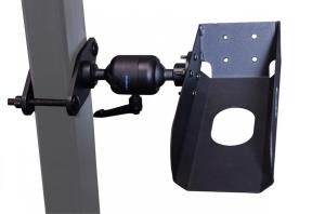 Kit Pistol Grip Scanner Mount With 4in Diamond Plate