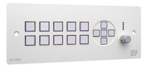 10 Button Keypad Controller Ethernet Rs232/ir Uk 3-g Wh Face