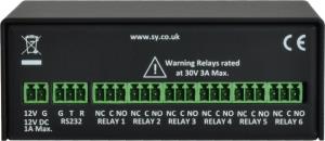 Compact 6 Low Voltage Relay Unit With R232 Control