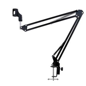 Varr Gaming Stand For Microphones Clamp Fitting Two Flexible Arms